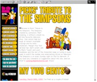 Picks' Tribute to the Simpsons!